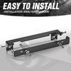 YZONA Flip-Up Winch License Plate Frame Compatible with 10" Hawse
