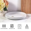 TP Upgraded Sturdy 10.5" Reusable Melamine Paper Plates, Lightweight Round