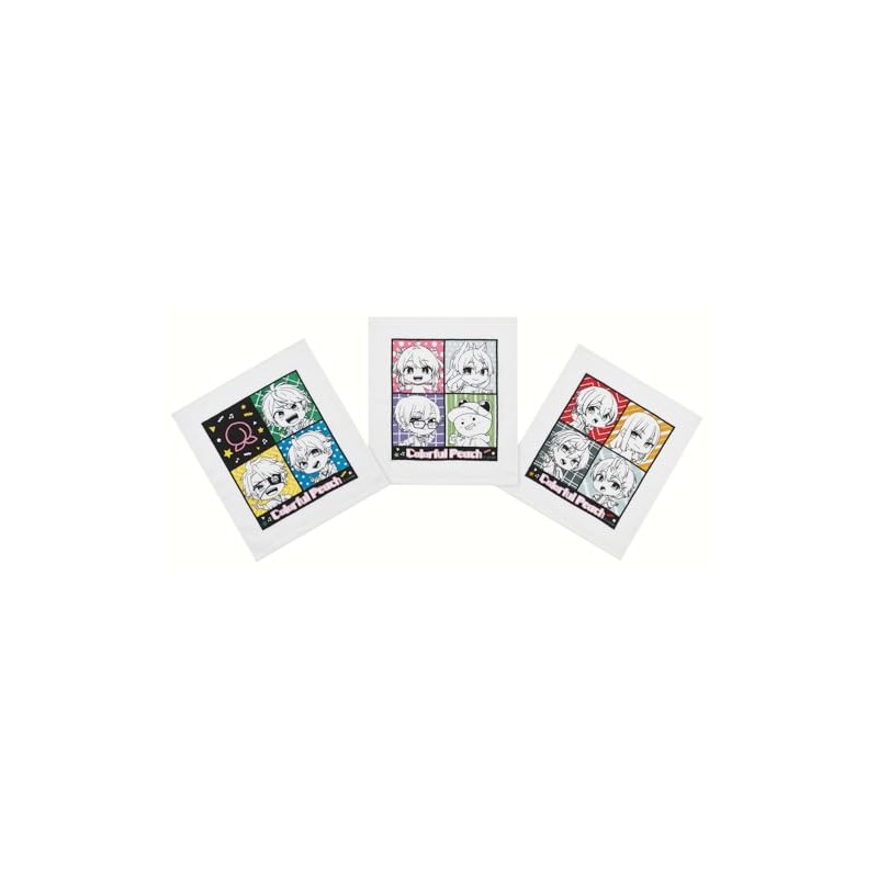 Skater OAC1T Hot Towel Set of 3 Colorful Peach 25