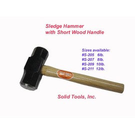 6 Lb. Sledge Hammer with 16" Wood Handle