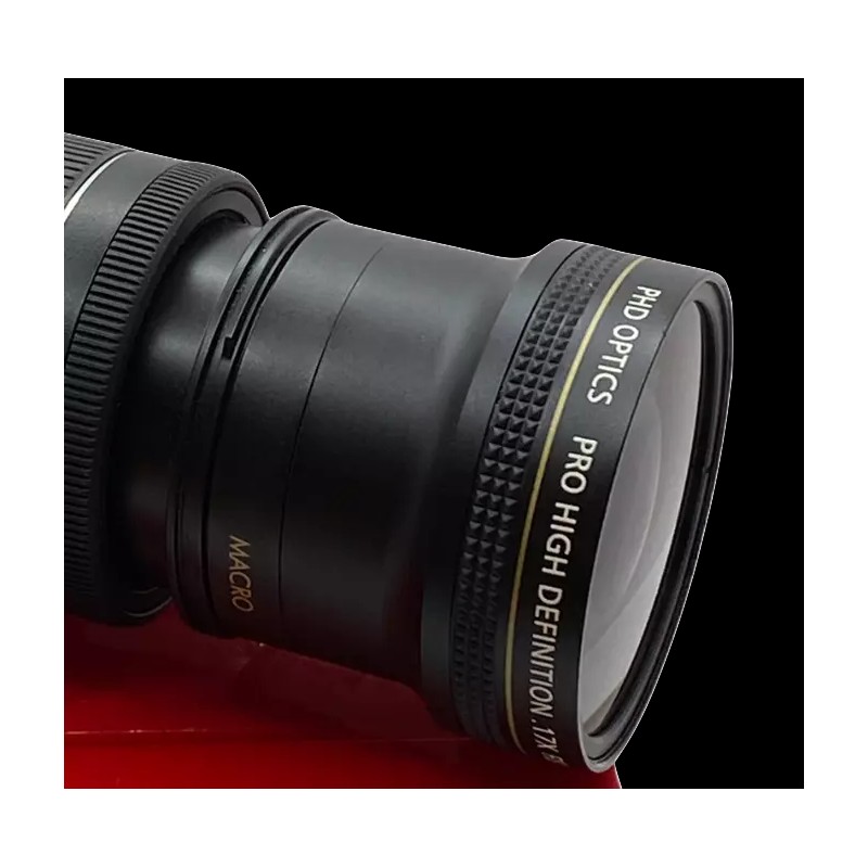 PHD X18 WIDE ANGLE LENS FOR Canon Rebel EOS XTI