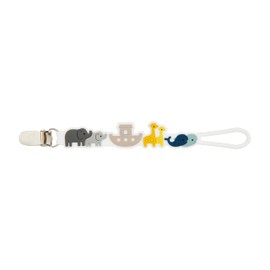 Mud Pie Baby Noah Ark Silicone Pacy Strap, 7"