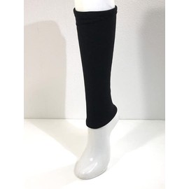 Socks Marche Women's 2 Pair Set, Fleece Lined Leg Warmers, Arm Warmers, Black, Boa Back, Warm, Warm, Black