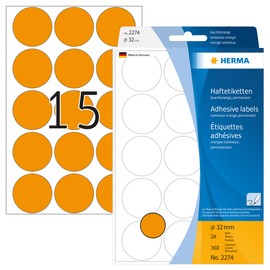 Herma Multi-Purpose Labels / Coloured Dots Ø 32 mm