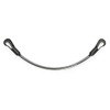 QHP Plasticised Tail Cord Plastic-Coated Black 60 cm