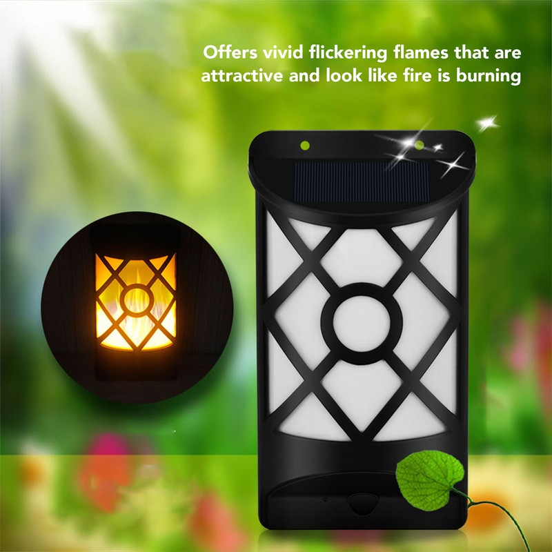 Flames Solar Outdoor Light Outdoor Motion Sensing LED Solar Powered