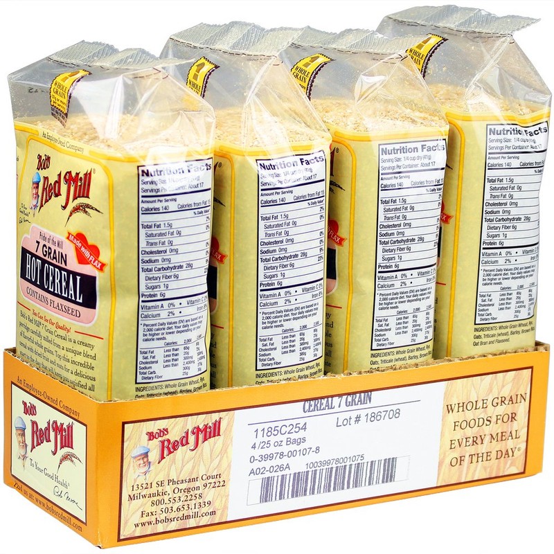 Bob's Red Mill 7 Grain Hot Cereal, 25 Ounce (Pack