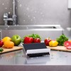 Black Kitchen Sink Squeegee Cleaner Countertop Brush Wiper Vegetable Cleaning