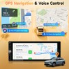 Single Din Car Stereo Compatible with Carplay Android Auto, METEESER