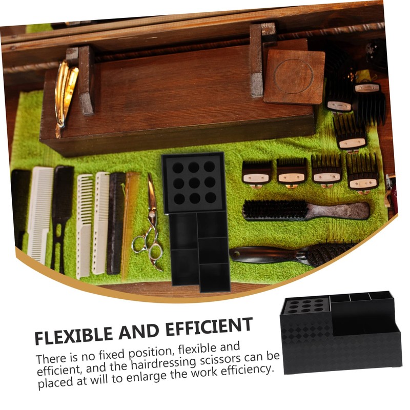 Ipetboom Professional Salon Scissors Storage Box Durable Hair Tools Holder