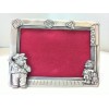 Police Bear/ Pewter Picture Frame/ Police/ Bear