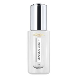 Oréal Paris Glycolic Bright Sérum Ojos Anti Manchas Ácido Glicólico Niacinamida Reduce Ojeras Previene Todo Tipo