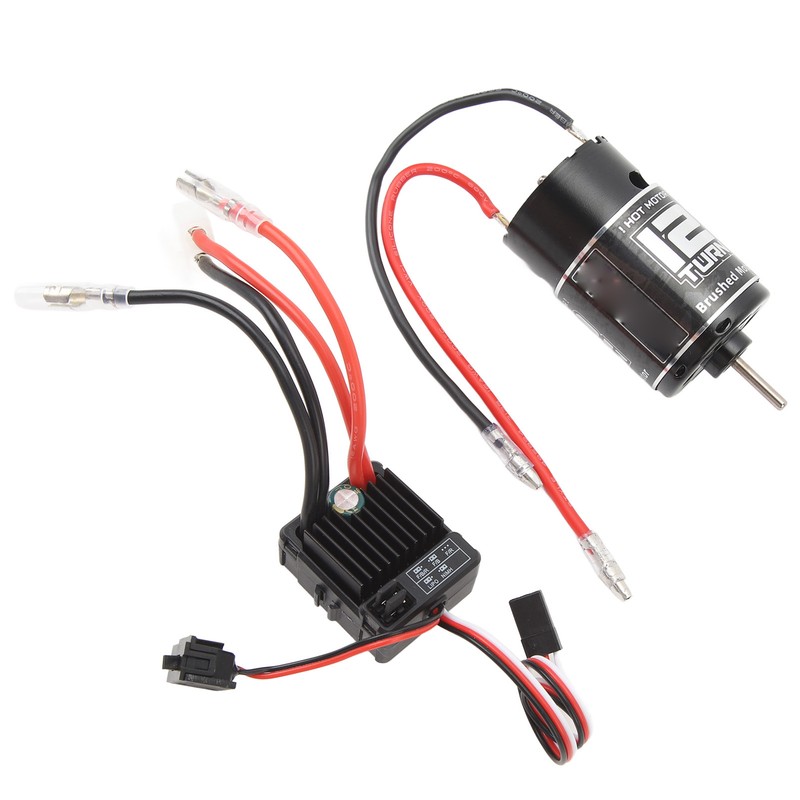550 12T Brushed Motor with 60A Brushed ESC for ARRMA