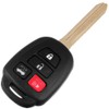 SELEAD Flip Key Fob 4 Buttons Keyless Entry Remote Shell