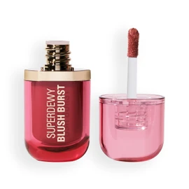 Revolution Superdewy Liquid Blush Burst, Buildable Colour for Cheek, Serum Formula with Peptides & Hyaluronic Acid, Vegan & Cruelty-Free, Rose All Day Dusty Pink, 4.2ml