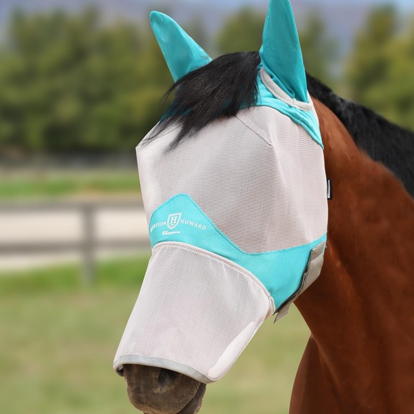 Harrison Howard Full Face Horse Fly Mask UV Protection and