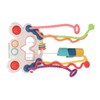 Pull String Interactive Toy Plastic Colorful Pulling Toy for Visual
