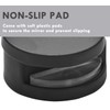 Black Frameless Mirror Mounting Hardware Kit Zinc Alloy Mirror Holders