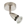 Saxby Amalfi 50W Single Satin Nickel Decorative Commercial Domestic Adjustable