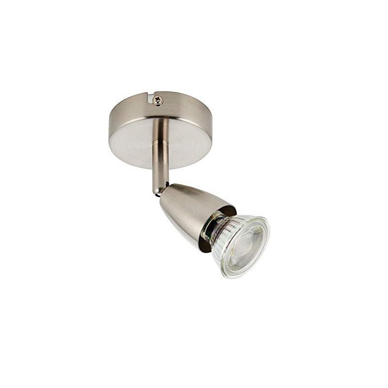 Saxby Amalfi 50W Single Satin Nickel Decorative Commercial Domestic Adjustable
