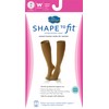 Dr. Comfort Women's Micro Nylon Graduated Compression Knee-High Sock, 10-15