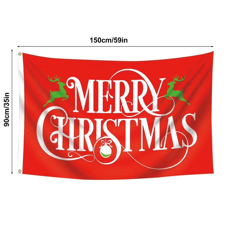 Generic Christmas Garden Flag - Dual-Sided Merry Christmas Flags Decorative,
