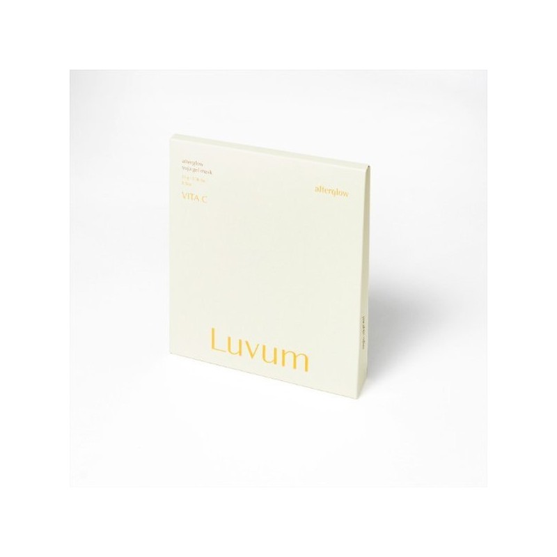 Rubium 애프터글로우 유자 겔 마스크 5매입 Afterglow Yuzu Gel Mask