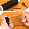 Ftyiwu Waxed Thread, Upholstery Needle and Thread 32 Yards with
