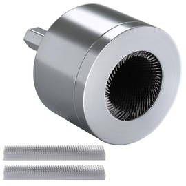 Sanbege 3/4" Metal Copper Pipe Cleaner with Replacement Brushes and 5/16" Hex Shank, Fits for Power Drill