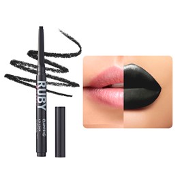 Ruby Kisses Plumping Effect Lip Liner, Semi Matte, Smudge Proof, High Pigment, Medium to Full Coverage Makeup, Precise Tip, Bold Color Lip Plumper