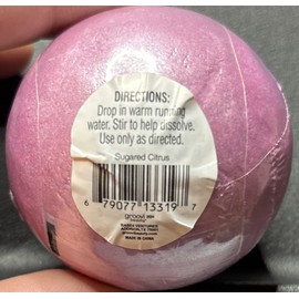 Groovi Beauty Sugared Citrus Bath Bomb 3 Oz/85 g