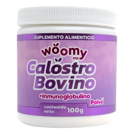 Calostro Bovino Inmunoglobulina 100 G Woomy Polvo