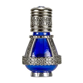3 Arches USA Pomegranate Anointing Prayer Oil for Prayer in Cobalt Glass Vial-Natural Joyfulness Oil 0.24oz