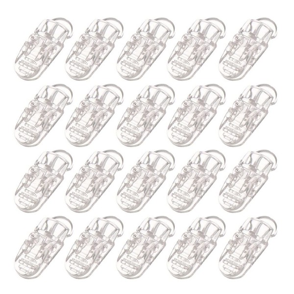 Doyime One-Touch Clips, Set of 20, Fish Clips, Universal Clips,