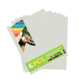 TIANLDD Awning Repair Tape,Tent Patch kit,Waterproof Repair Tape kit of RV Awning,Boat Covers,Canvas,Vinyl Fabric,Tarp,Sail-7x9in （Light Gray,6ps）