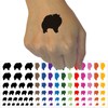 Pomeranian Dog Solid Temporary Tattoo Water Resistant Fake Body Art
