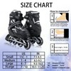 Sowume Adjustable Inline Skates for Girls and Boys, Roller Skates