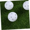WOONEKY 24Pcs Air Balls for Golf Training Durable White Hollow