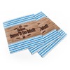 itenga Napkins Bavarian Blue White Schee Dass'd Do Bist/An Guadn