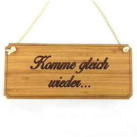 Mr & Mrs Panda Door Sign Get Right Back Classic Sign 100% Handmade Bamboo Wood Door Wall Plaque Wall Decoration Wall Decoration Gift Sign Note