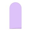 AIBIIN 2.6x6ft Solid Purple Arch Backdrop Stand for Wedding, Birthday,