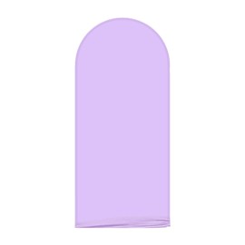 AIBIIN 2.6x6ft Solid Purple Arch Backdrop Stand for Wedding, Birthday, Baby Shower & Banquet Decoration