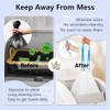 120 Count Self-Cleaning Cat Litter Box Liners Bag, Compatible with