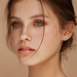 VENACOLY Horseshoe Earrings 925 Sterling Silver Horse Earrings Western Jewellery Gifts for Women and Cowgirls, Sterling Silver