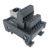 Jienk RJ45 8P8C DIN Rail Mount Ethernet Connector Distribution Breakout
