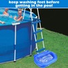 2Pack Pool Foot Bath,Inflatable Foot Soaking Bath Basin for Pool