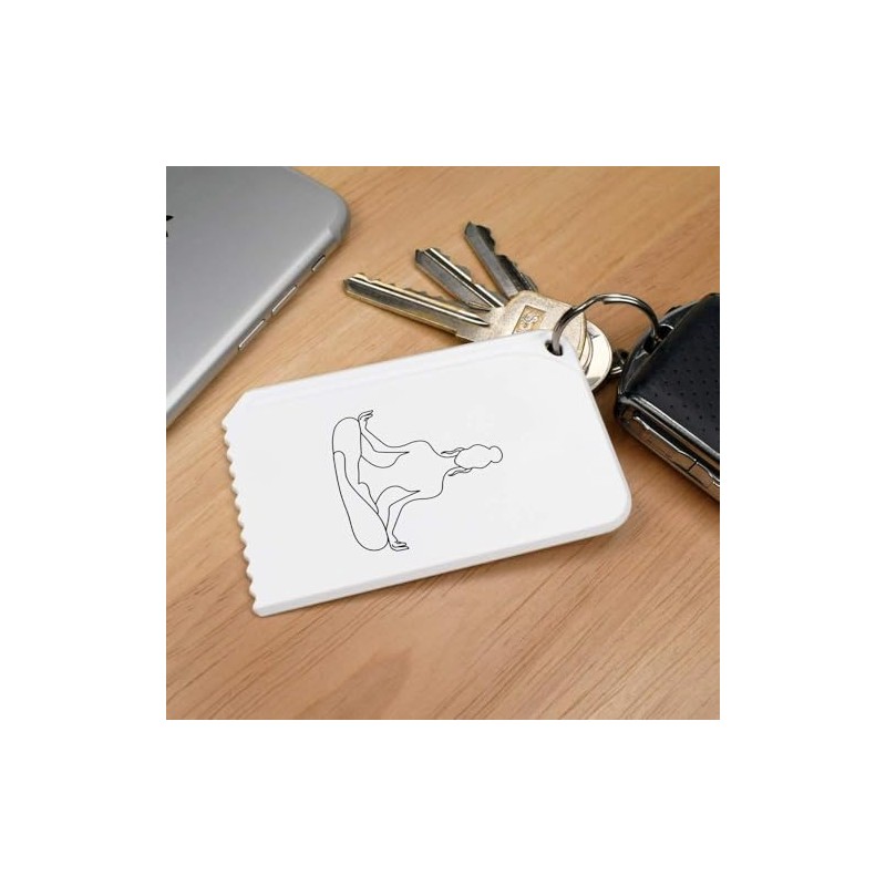 Azeeda 'Lotus Pose' Plastic Ice Scraper (IC00046310)