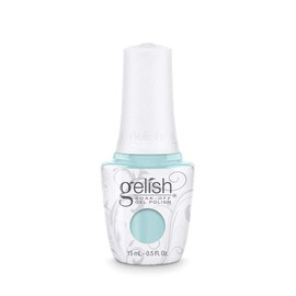 Gelish 15ml Collection (Not So Prince Charming) Blue Gel Nail Polish, Blue Nail Polish, Light Blue Nail Gel Polish, 5 ounce