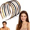 6 Pcs Diadema de Plástico Fina, Elástica y Sin Presión