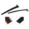 2PCS Rear Window Side Trim Gloss Black ABS Replacement for